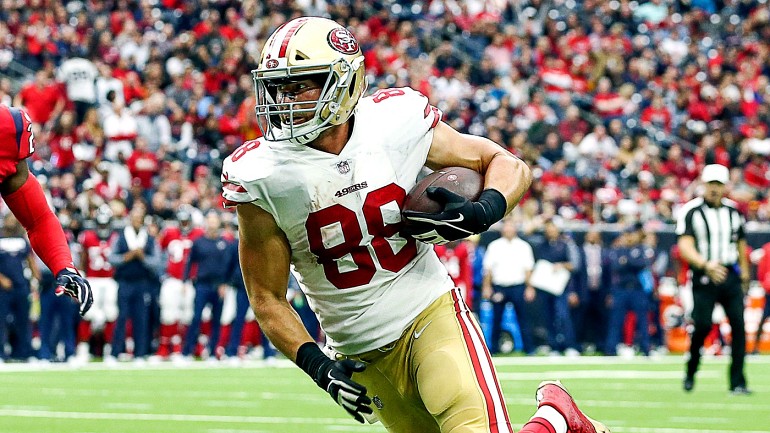 49ers TE Garrett Celek fined $18,231 for horse-collar tackle in Houston ...