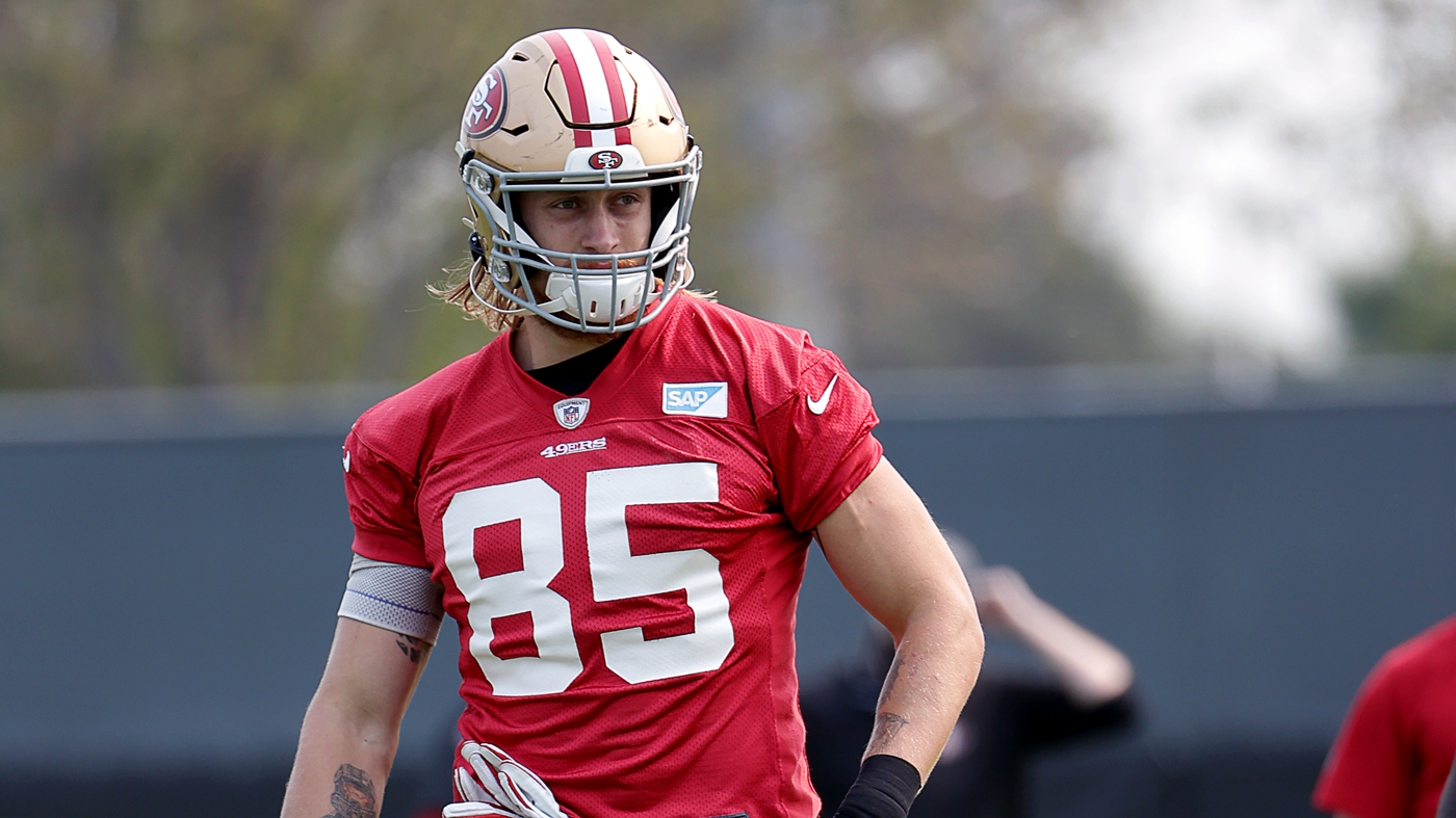 After not practicing, 49ers' George Kittle thinks he could play Sunday