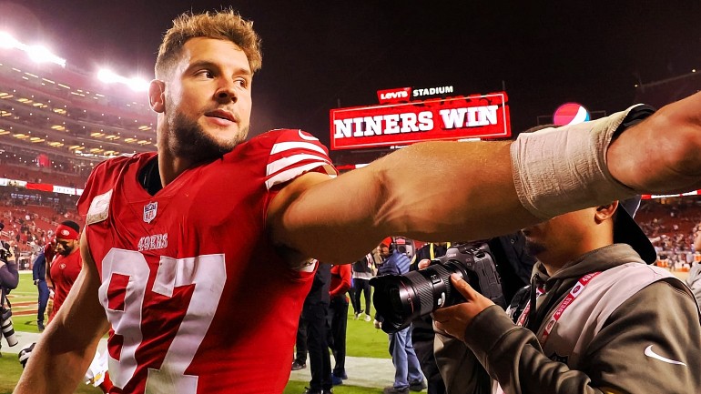 Frelund projects 49ers' Nick Bosa to lead NFL in sacks again