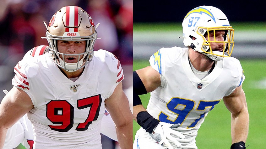 Joey Bosa had NSFW joke about George Kittle battles at practice – NBC  Sports Bay Area & California