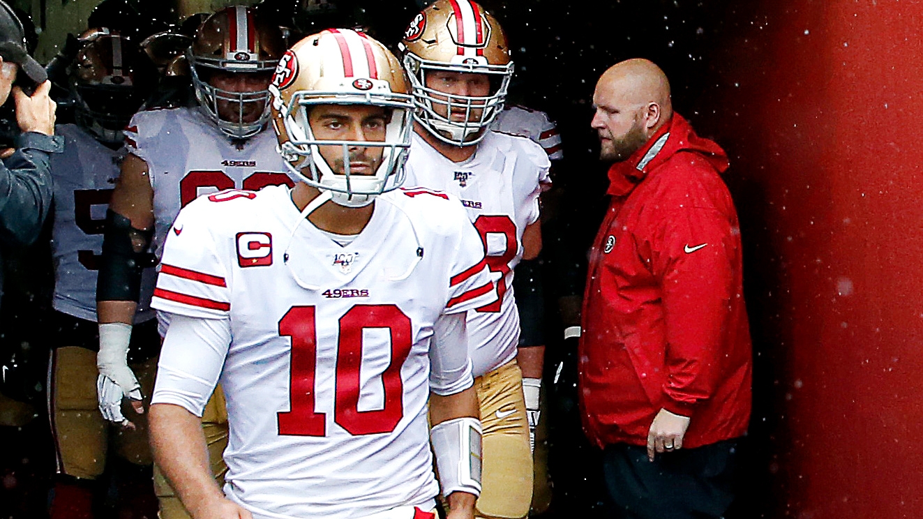 Kyle Shanahan Is Actually Hoping Jimmy Garoppolo Is 'Pissed Off' at the  49ers Trading Up to Take a QB in the NFL Draft