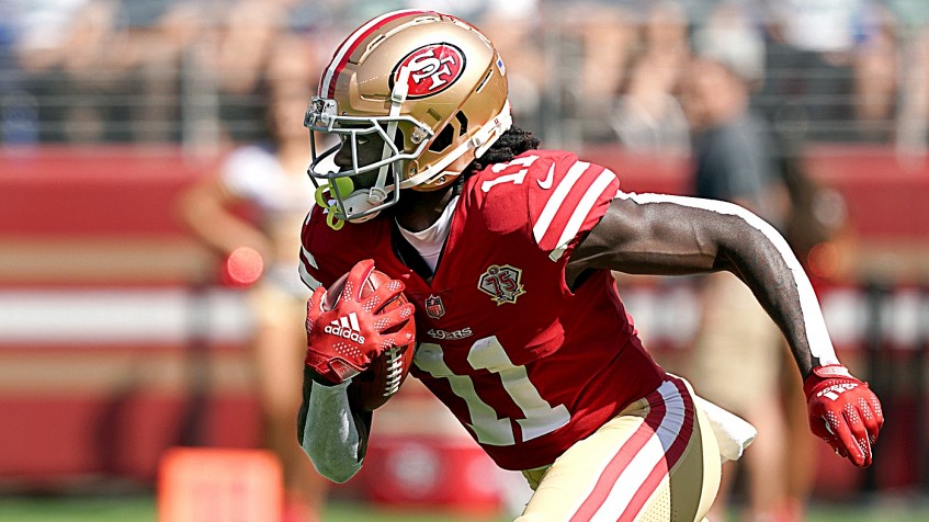 49ers WR Brandon Aiyuk (shoulder) inactive vs. Giants