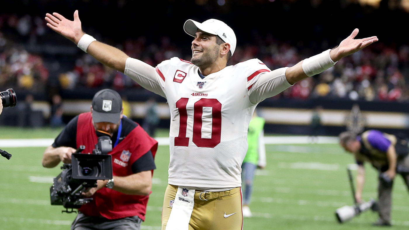 NFL roundup: Jimmy Garoppolo leads 49ers to win over Saints - Los Angeles  Times