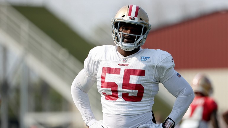 49ers injury news: Dee Ford sighting (on a side field) during