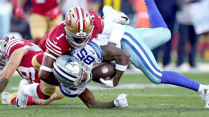 PFF's highest- and lowest-graded 49ers players vs. Cowboys, plus