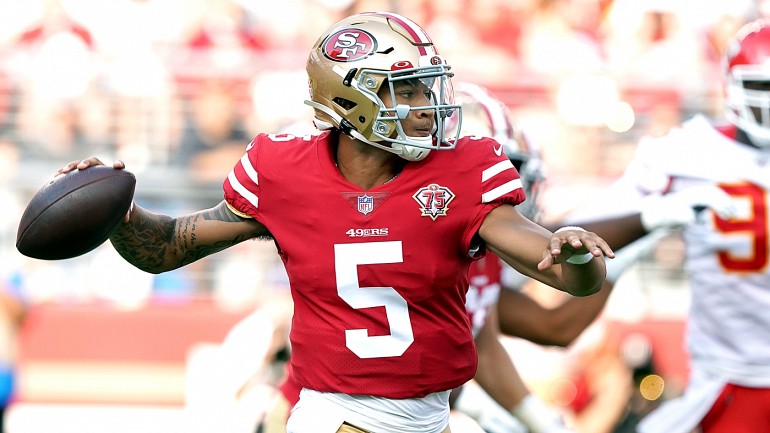 80-yard TD throw highlights Trey Lance's first 49ers showing