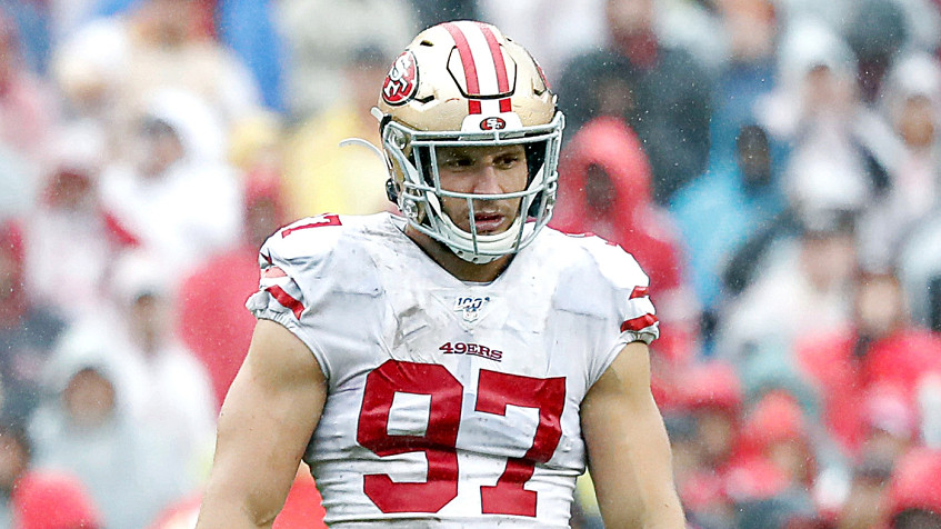 Nick Bosa believes new San Francisco 49ers teammate is comparable to Aaron  Donald - Mirror Online