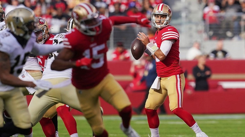 49ers' doubt in Jimmy Garoppolo drove them to pursue Aaron Rodgers and  draft Trey Lance. Sunday's NFC title game showcased why