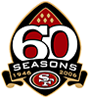 San Francisco 49ers Anniversary Logo - 2006