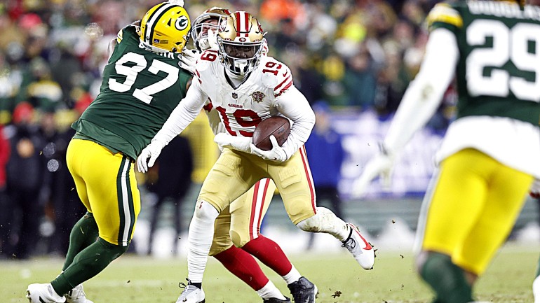 The front-running 49ers showed off their comeback ability in their playoff  opener