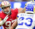 49ers Notebook: The turning point vs. Rams; Aaron Donald MIA; McCaffrey on  jawing with former Niner; Deebo's very unexpected fan encounter