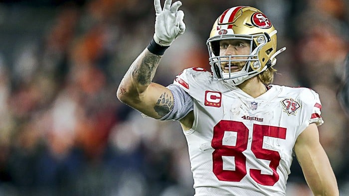 Niners TE George Kittle (groin) inactive for second straight game