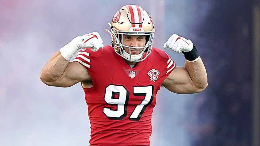 Pro Bowl fan voting: Bosa, McCaffrey among five 49ers to rank first