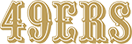 San Francisco 49ers Text Logo - 1972 - 2004