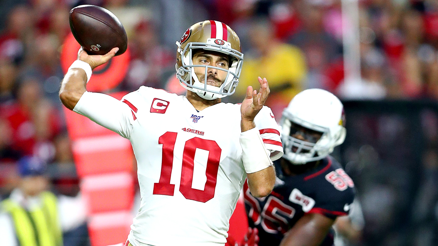 49ers T Joe Staley on Protecting Jimmy Garappolo's Good Looks