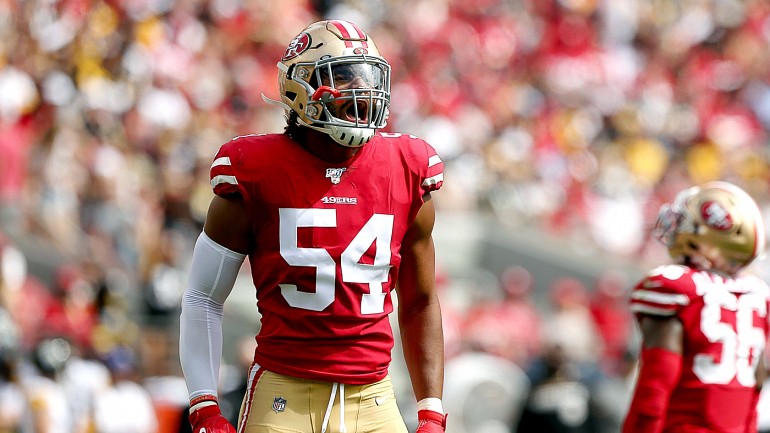 Fred Warner anchors 49ers defense against New Orleans Saints