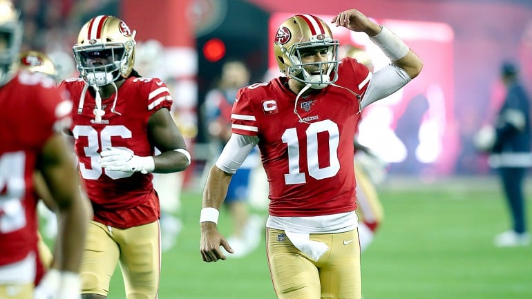 Kyle Shanahan says he's 'really not concerned about' Jimmy Garoppolo  calling 49ers QB situation 'weird'