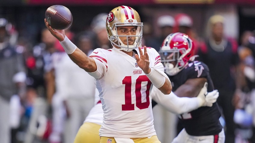 49ers' turnovers bite again vs. Falcons, extending Shanahan record