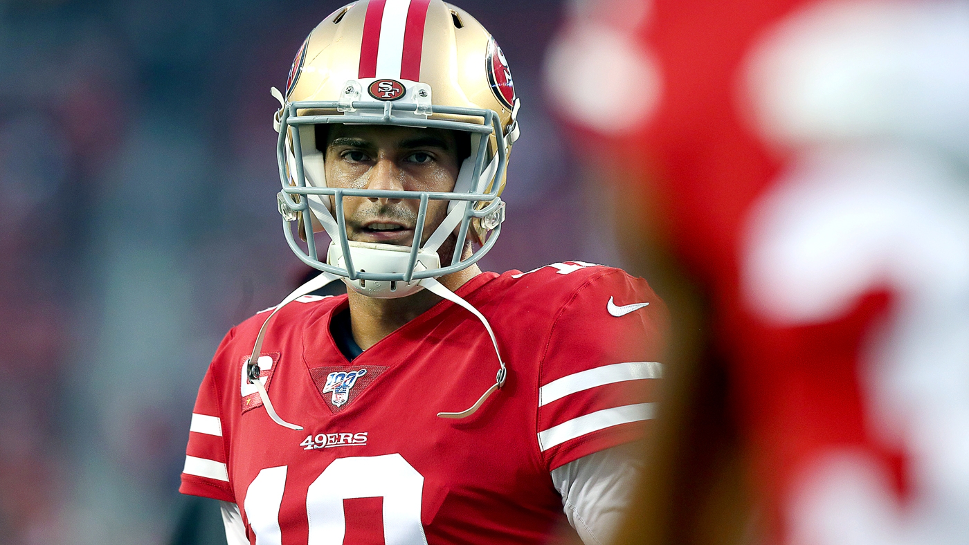 49ers' John Lynch discusses message to Jimmy Garoppolo, the QB's future,  draft rumors, Trey Lance secrecy