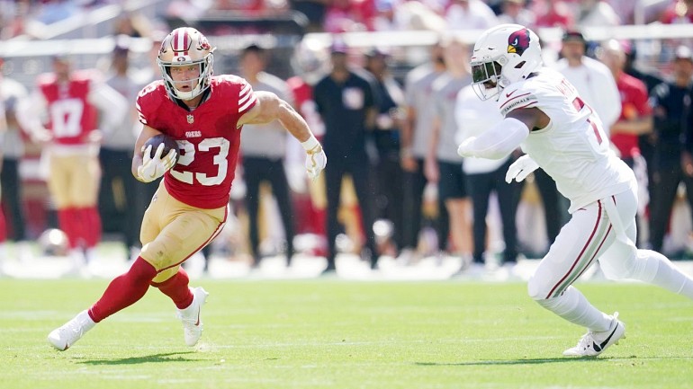 13 mind-blowing Christian McCaffrey stats from 49ers star's four-TD day –  NBC Sports Bay Area & California