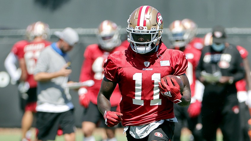 49ers' Jimmy Garoppolo suggests Brandon Aiyuk 'let off the gas