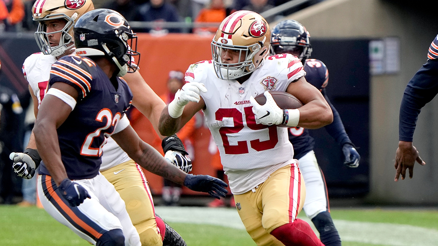 San Francisco 49ers - Rookie RB Elijah Mitchell is up for his first-ever  FedEx Ground Player of the Week nomination following his career-high 137  yard performance against the Bears 