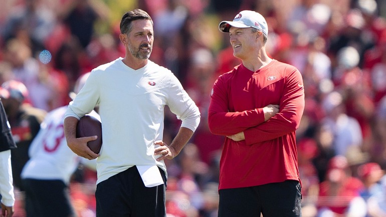 49ers' John Lynch reveals when Kyle Shanahan started drawing up plays for  Trey Lance