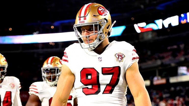 Nick Bosa ready for a normal workload vs. Steelers, grateful to 49ers for  believing in him