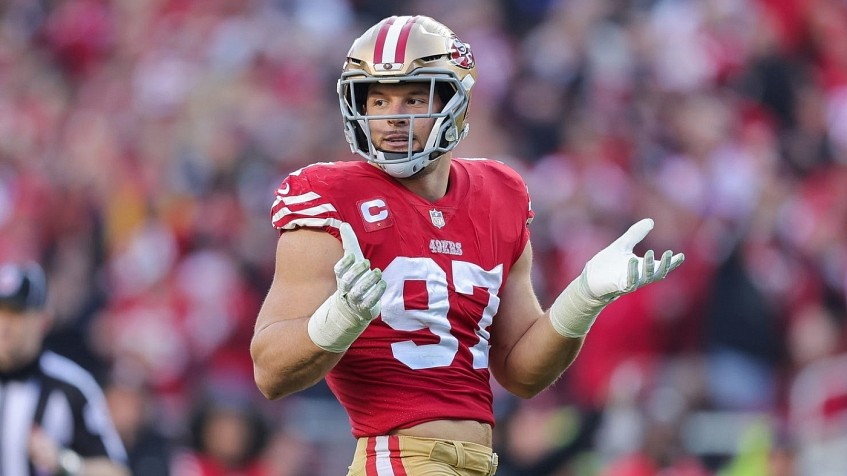 49ers' Trent Williams praises Nick Bosa: 'He is the best in the game at  this point