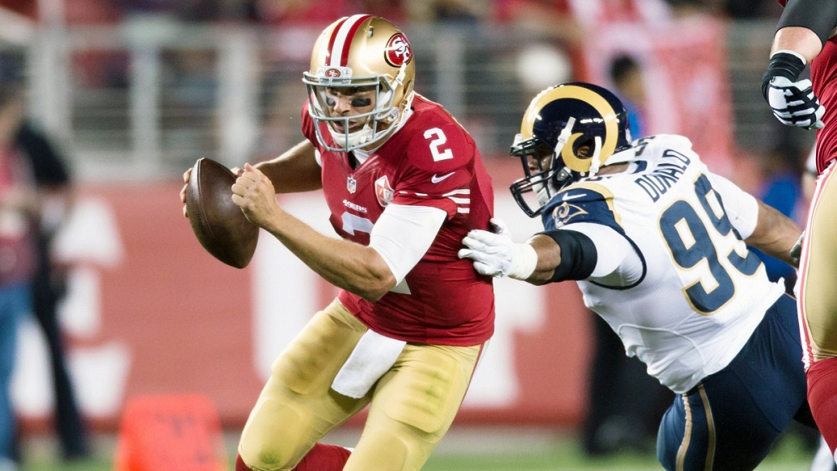 With Blaine Gabbert at QB, 49ers not expected to win another game