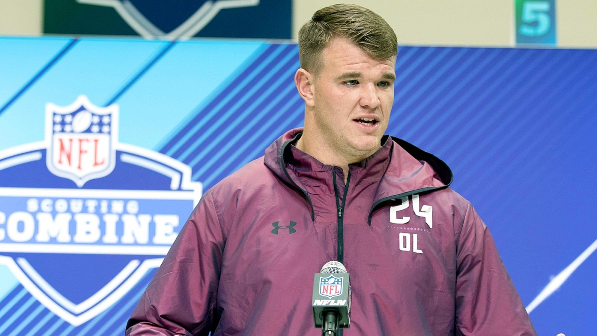 The San Francisco 49ers select Mike McGlinchey ninth overall in the 2018  NFL Draft, NFL Draft