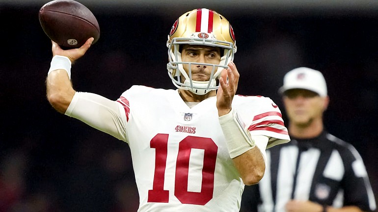 San Francisco 49ers 38-10 Arizona Cardinals: Jimmy Garoppolo