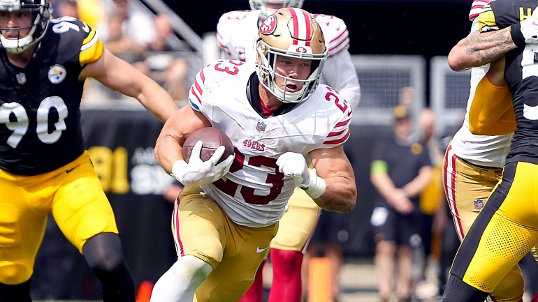 49ers Notebook: Christian McCaffrey's happy Rams memories; Emmanuel  Sanders' lasting impact; Shanahan on why Brock Purdy is the 'real deal'