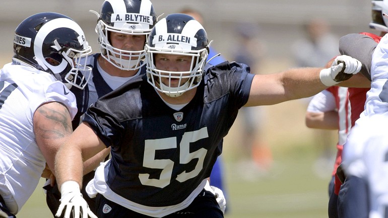 Rams center Brian Allen becomes first known NFL player to test