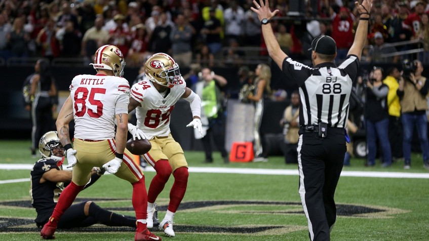 San Francisco 49ers 48-46 New Orleans Saints: Robbie Gould kicks late field  goal to edge 12-touchdown thriller, NFL News