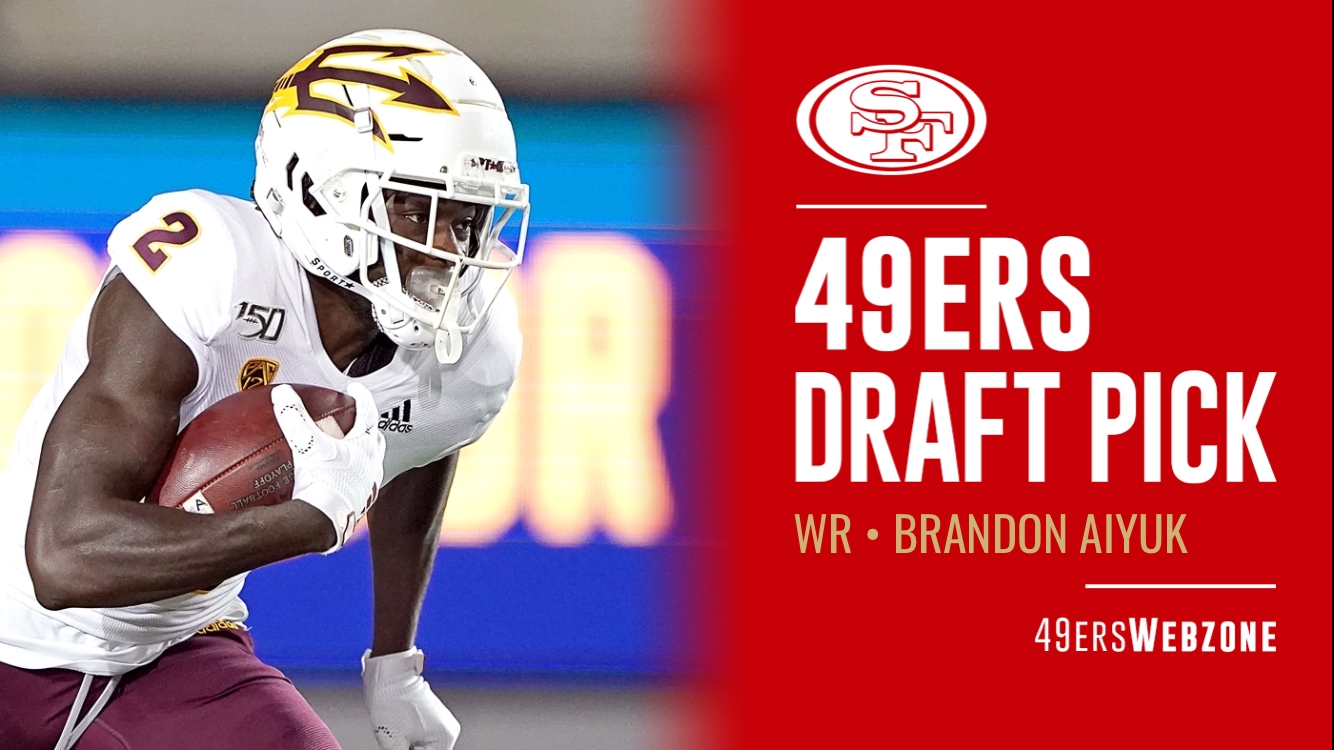 49ers draft Arizona State WR Brandon Aiyuk at No. 25 overall after