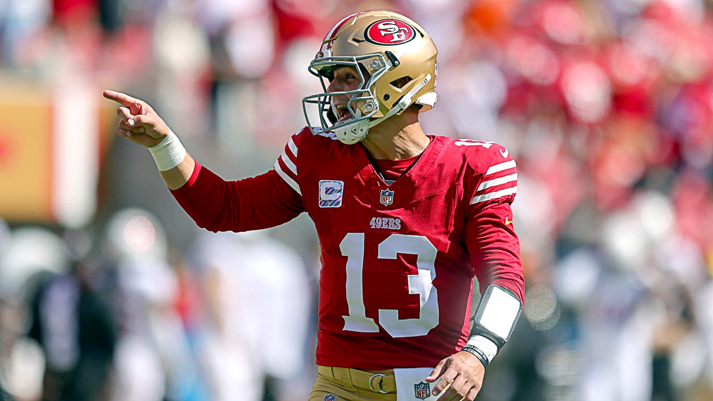 Brock Purdy's Game-Worn 49ers Home Jersey in Pro Football Hall of