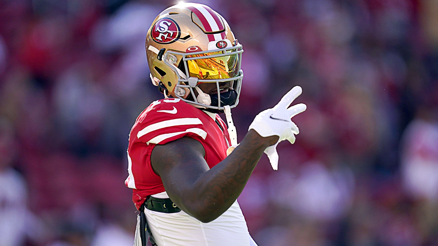 Las Vegas, Nevada, USA. 5th Feb, 2022. San Francisco 49ers wide receiver  Deebo Samuel (19) during the NFC Pro Bowl Practice at Las Vegas Ballpark in  Las Vegas, Nevada. Darren Lee/CSM/Alamy Live