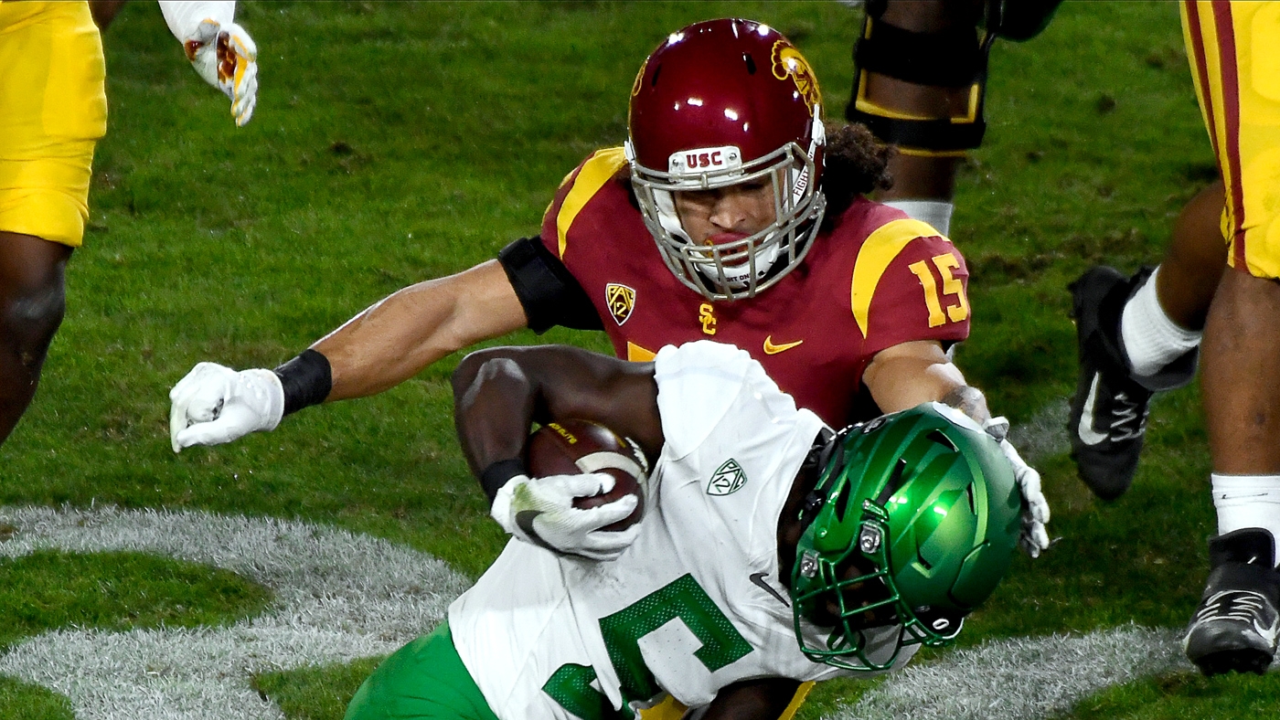 USC's Talanoa Hufanga training with Troy Polamalu ahead of NFL