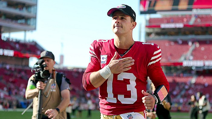 49ers' Brock Purdy flirts with passing perfection to beat Cardinals