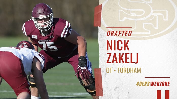 2022 49ers draft picks: Fordham OT Nick Zakelj