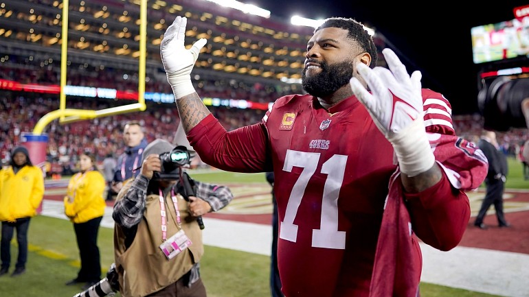 NFL fines Trent Williams $11,473 for love tap during 49ers-Giants