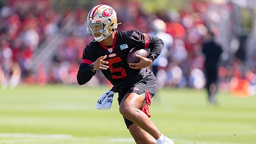 49ers rookie QB Trey Lance's injured finger healing - The San