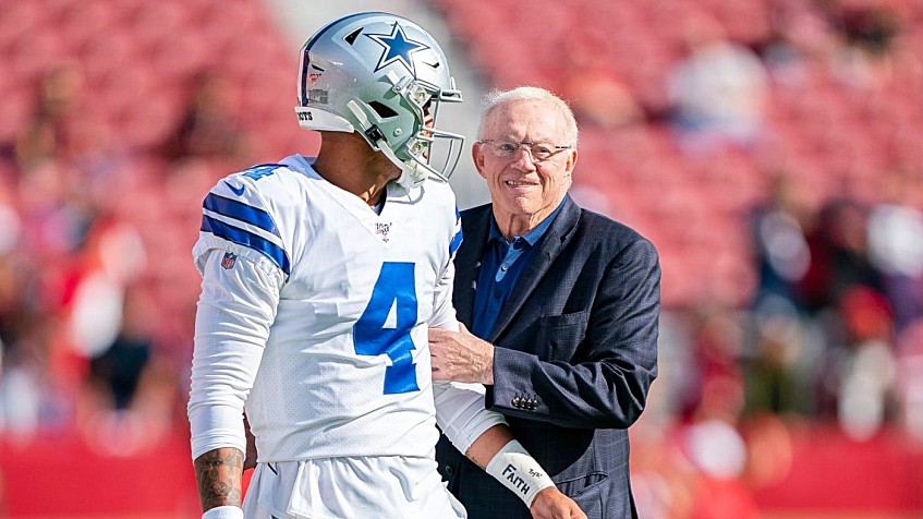 FOX Sports: NFL on X: Cowboys owner Jerry Jones says 49ers are