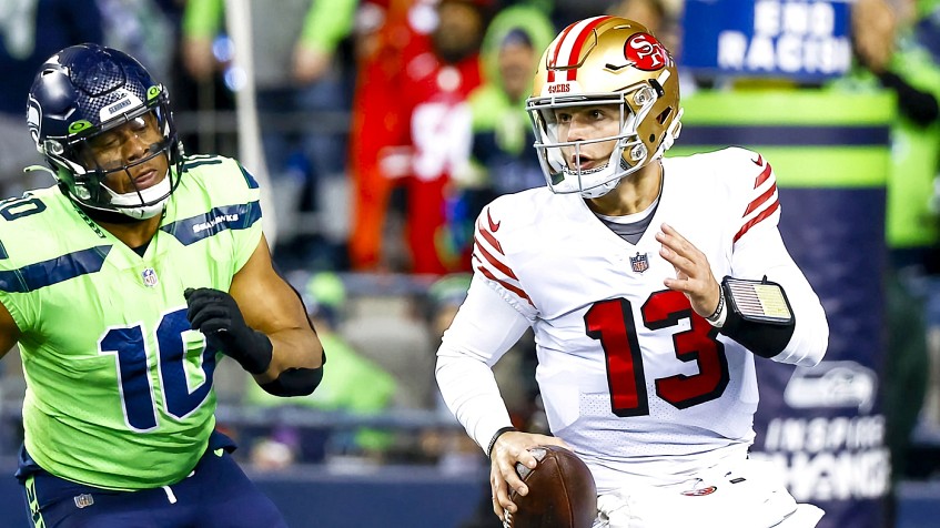 San Francisco 49ers @ Seattle Seahawks: Brock Purdy 'questionable' for  Thursday night clash with rib/oblique injury, NFL News