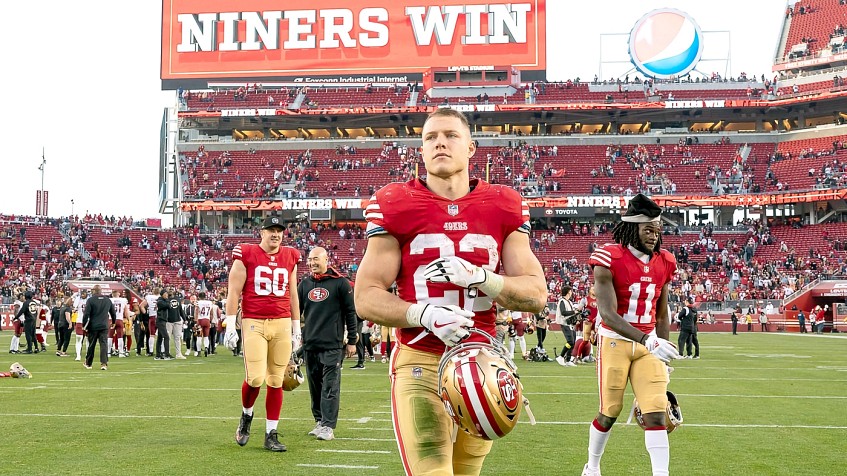 49ers' John Lynch drops truth bomb on Christian McCaffrey trade