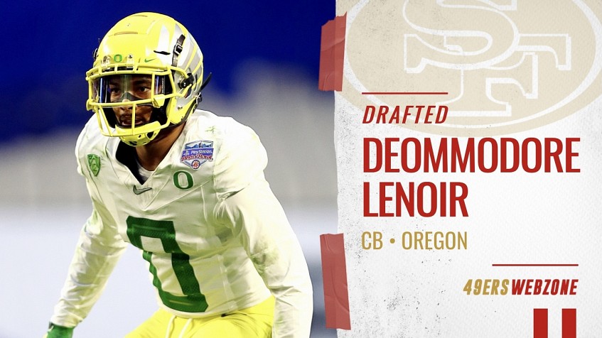 Round 5 - Pick 28: Deommodore Lenoir, CB, Oregon (San Francisco 49ers) :  r/nfl