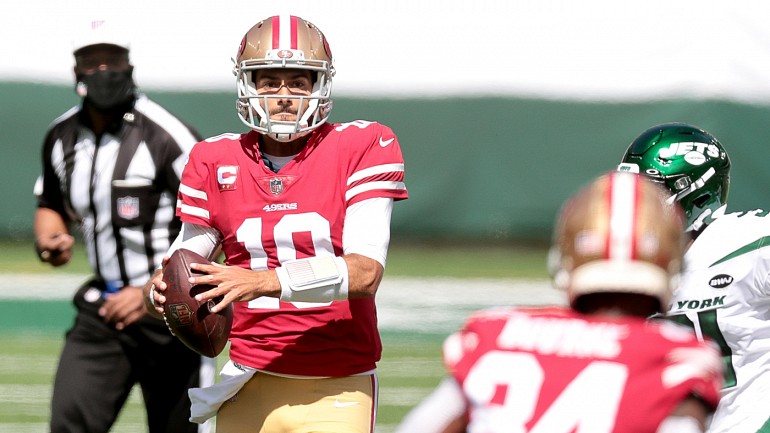 49ers QB Jimmy Garoppolo's Name 'Briefly Came Up' in the Colts' DeForest  Buckner Trade Last Offseason - Stampede Blue