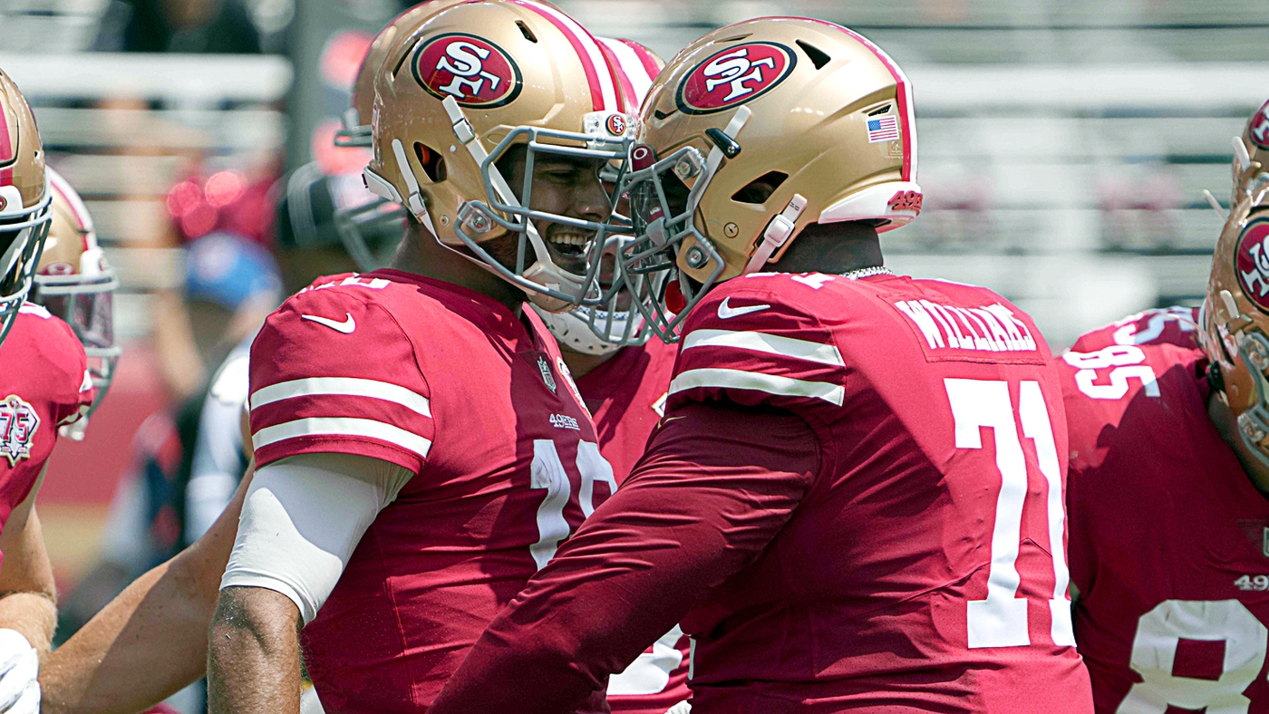 49ers-Cowboys: Jimmy Garoppolo limited, Trent Williams won't practice, says  Kyle Shanahan