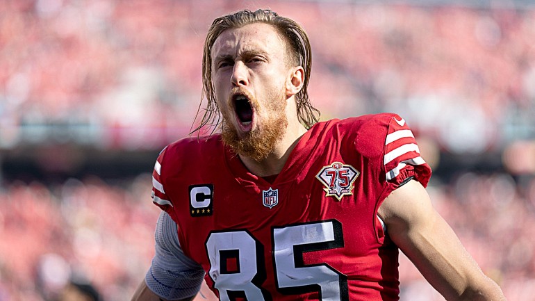 George Kittle response to 49ers having too many mouths to feed sums him  up - Mirror Online